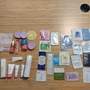 Skincare samples haul + glossier balm dotcom